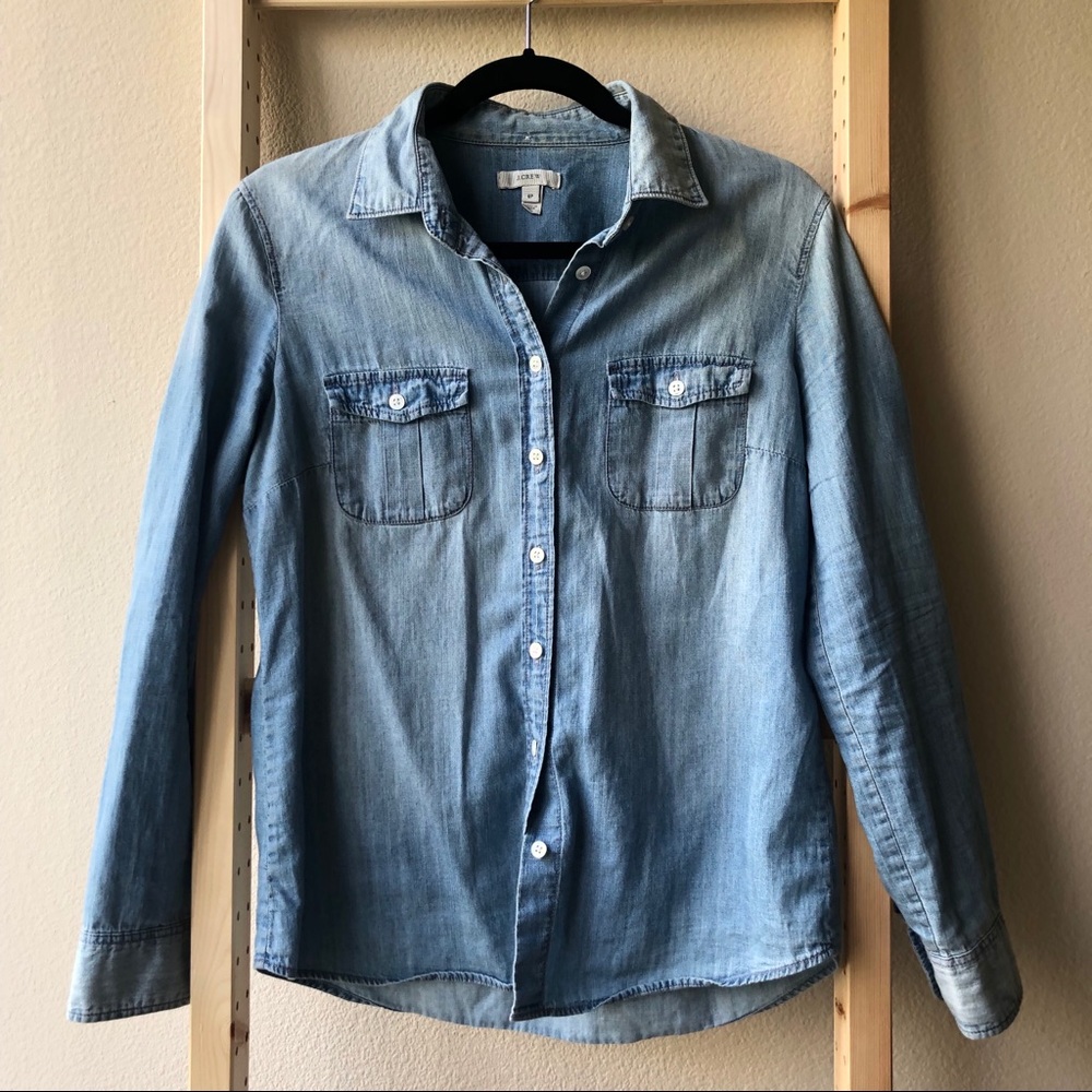 JCrew Chambray Button Up